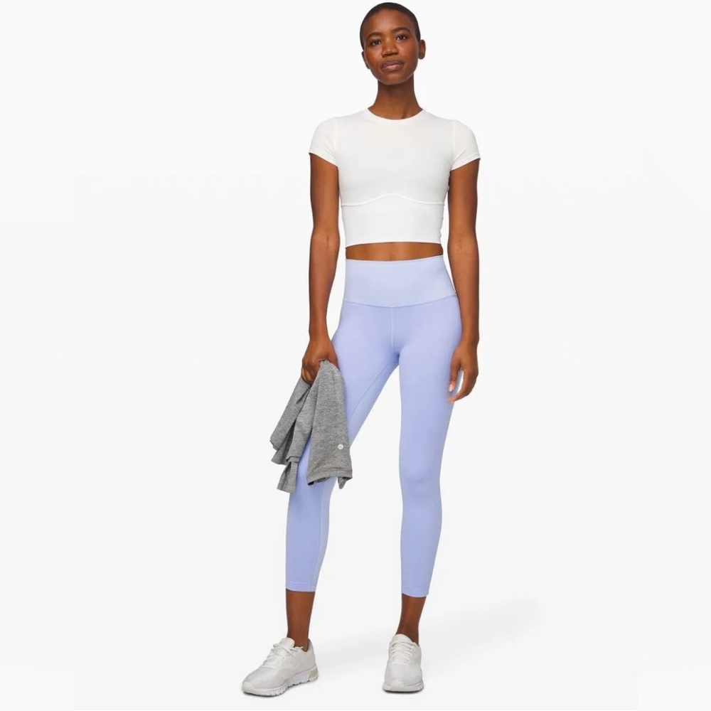 RARE LULULEMON WUNDER UNDER HR TIGHT 25”LUXTREME LAVENDER DUSK SIZE 4